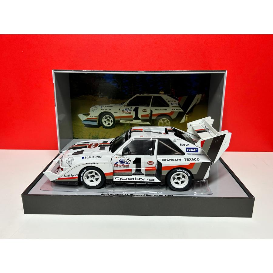 Werk83 1/18 Audi QUATTRO SPORT S1 E2 #1 RALLY PIKES PEAK HILL