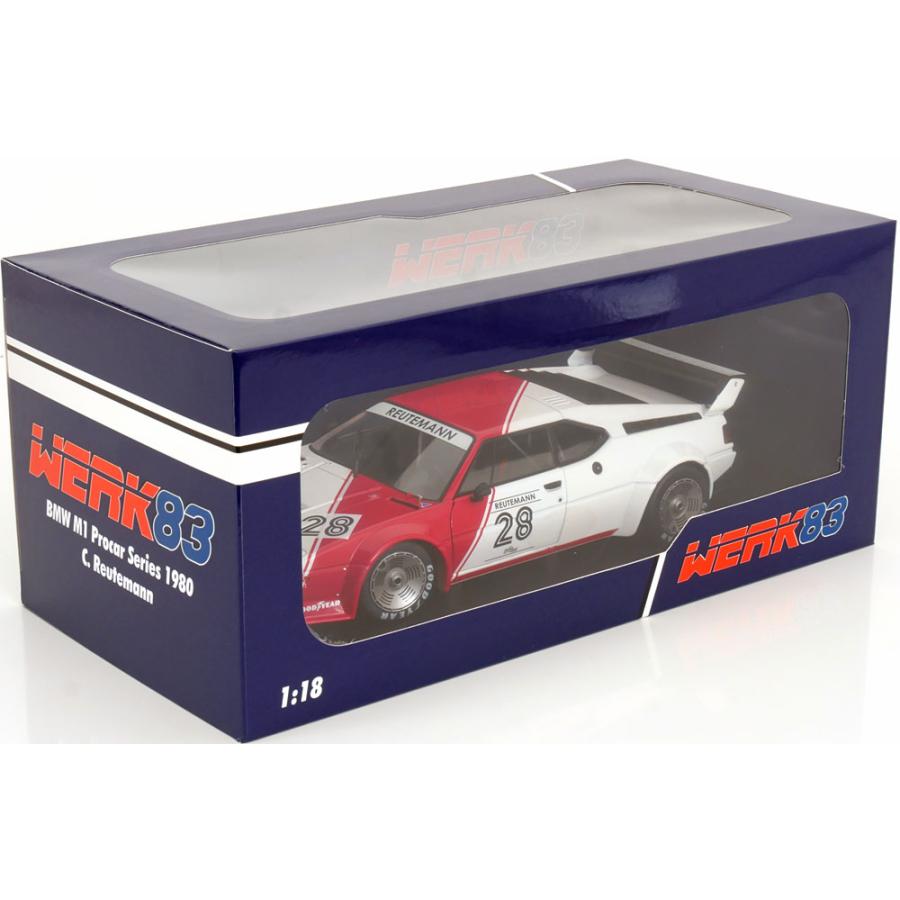 Werk83 1/18 BMW M1 #28 ProCar Series 1980 Reutemann ミニカー