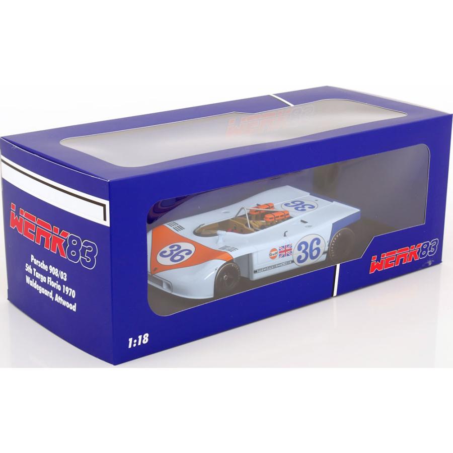 Werk83 1/18 Porsche 908/03 #36 Targa Florio 1970 Waldegaard