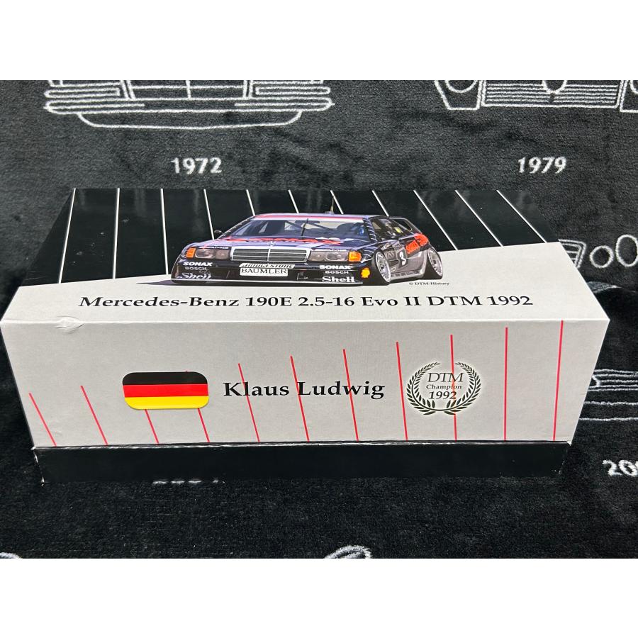 ミニカー Mercedes 190E Evolution 2 1/18 1990 Mercedes Benz 190E 2.5-16 EVO 2 Silver Metallic Limited