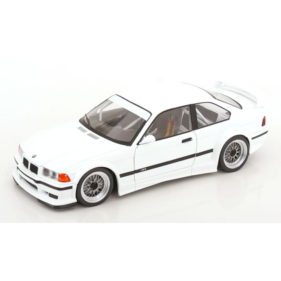 Werk83 1/18 BMW M3 E36 GTR Plain Body 1993 ホワイト ミニカー