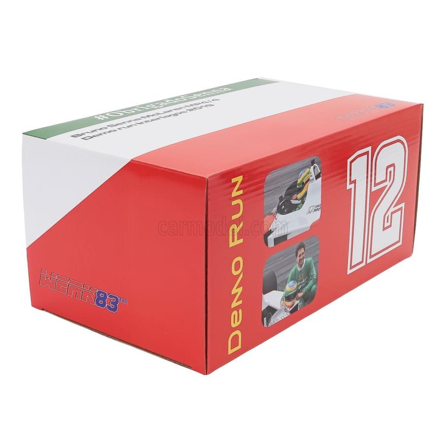 Werk83 1/18 McLaren Honda MP4/4 #12 DEMO RUN INTERLAGOS BRAZILIAN