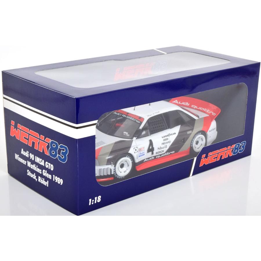 Werk83 1/18 Audi 90 IMSA GTO #4 Winner Watkins Glen 1989 Stuck
