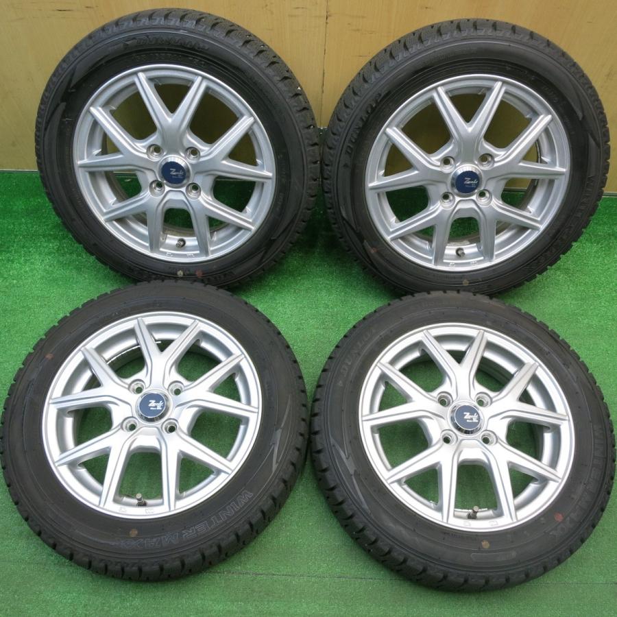 バリ溝！23年！キレイ！9分☆スタッドレス 155/65R14 ダンロップ