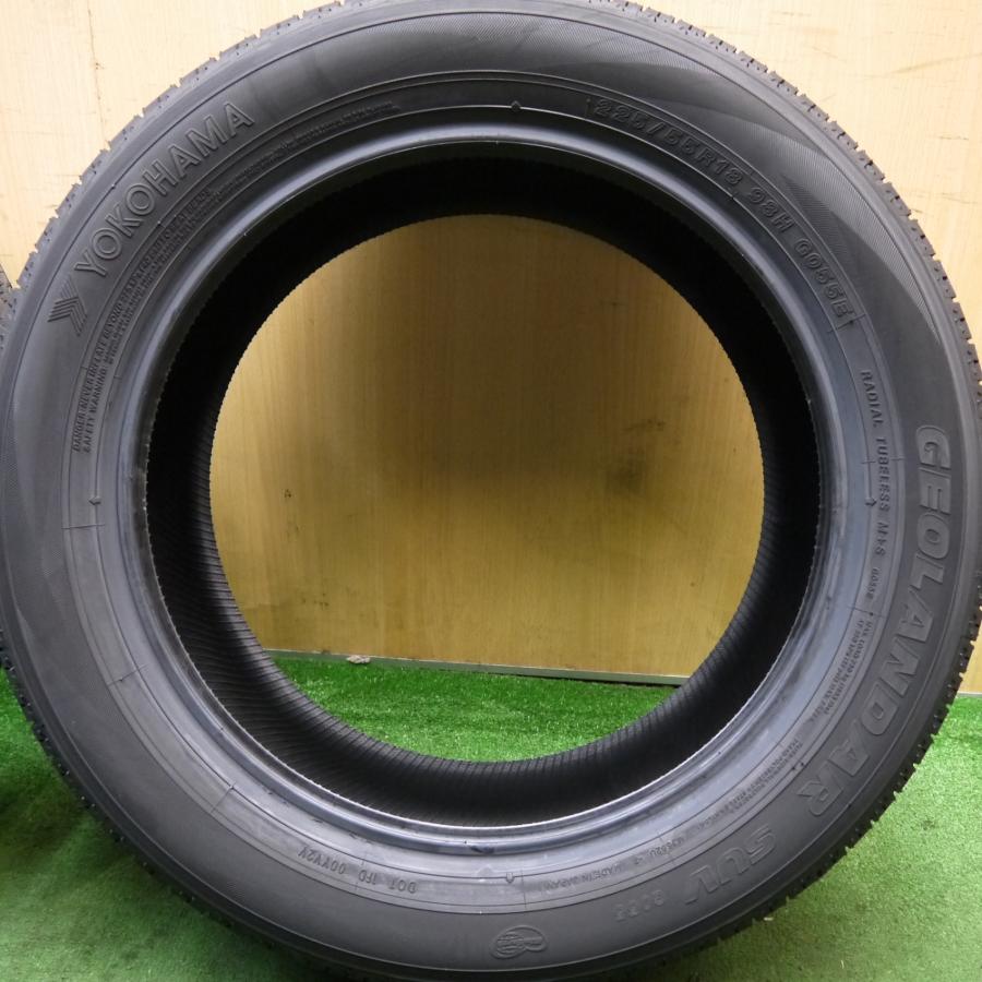 新車外し！25年☆225/55R18 ヨコハマ ジオランダー SUV G055 G055E