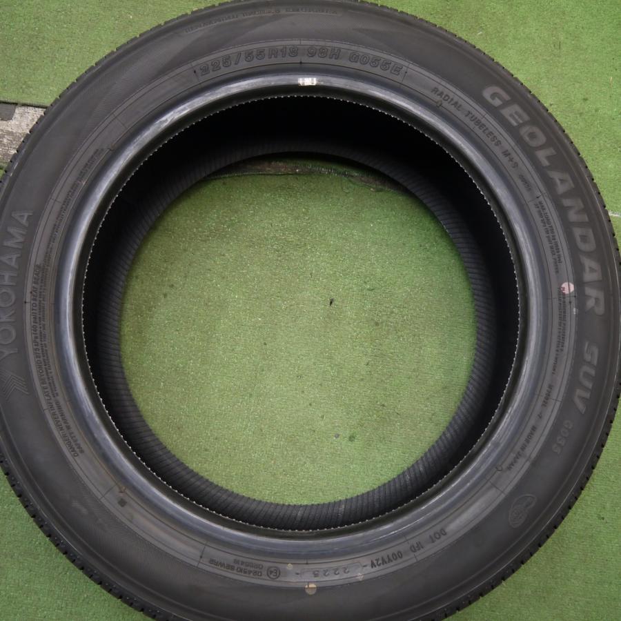 新車外し！25年☆225/55R18 ヨコハマ ジオランダー SUV G055 G055E