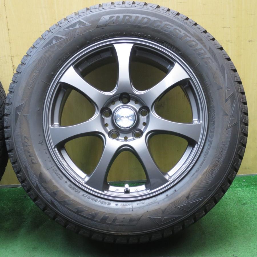 JACK2①225/65R17 ブリヂストン スタッドレス溝有 バリ溝！キレイ！9分☆スタッドレス 225/65R17 ブリヂストン