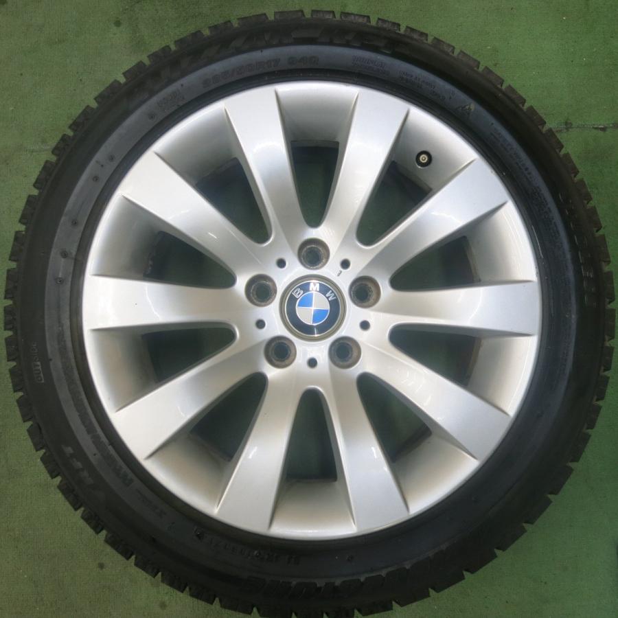 バリ溝！9.5分☆BMW 5シリーズ E60 E61 純正 225/50R17 スタッドレス 