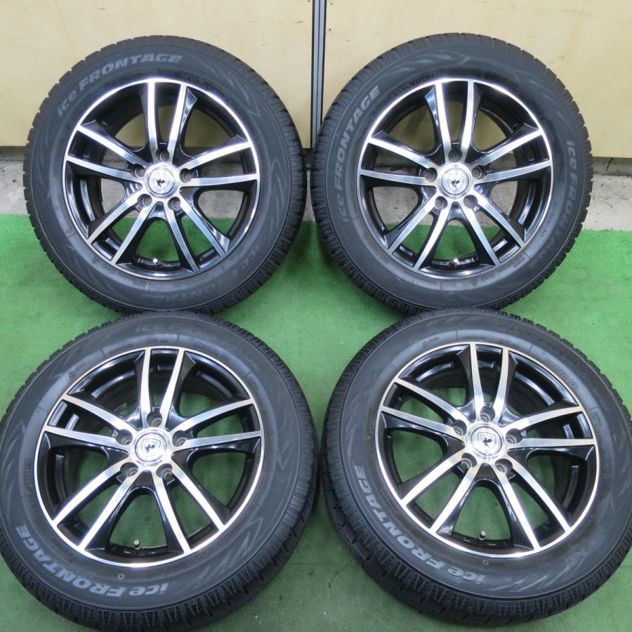 バリ溝！9.5分☆スタッドレス 205/60R16 アイスフロンテージ