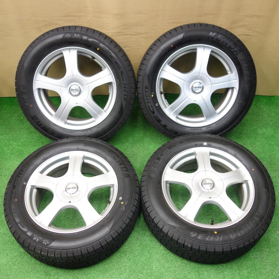 バリ溝！23年！ほぼ10分☆スタッドレス 205/60R16 ケンダ KR36