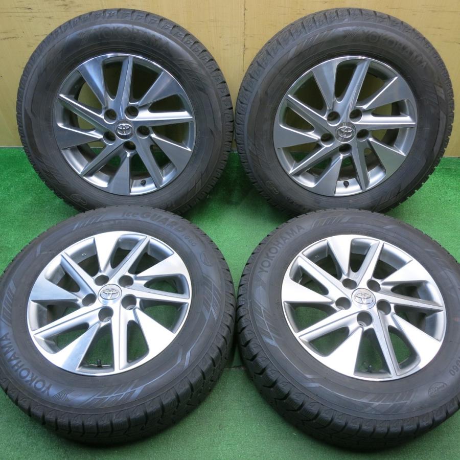 バリ溝ヨコハマスタッドレスセット215/65R16アルファード、ヴェルファイア バリ溝 23年 綺麗 9.5分☆トヨタ 20系 アルファード ヴェルファイア