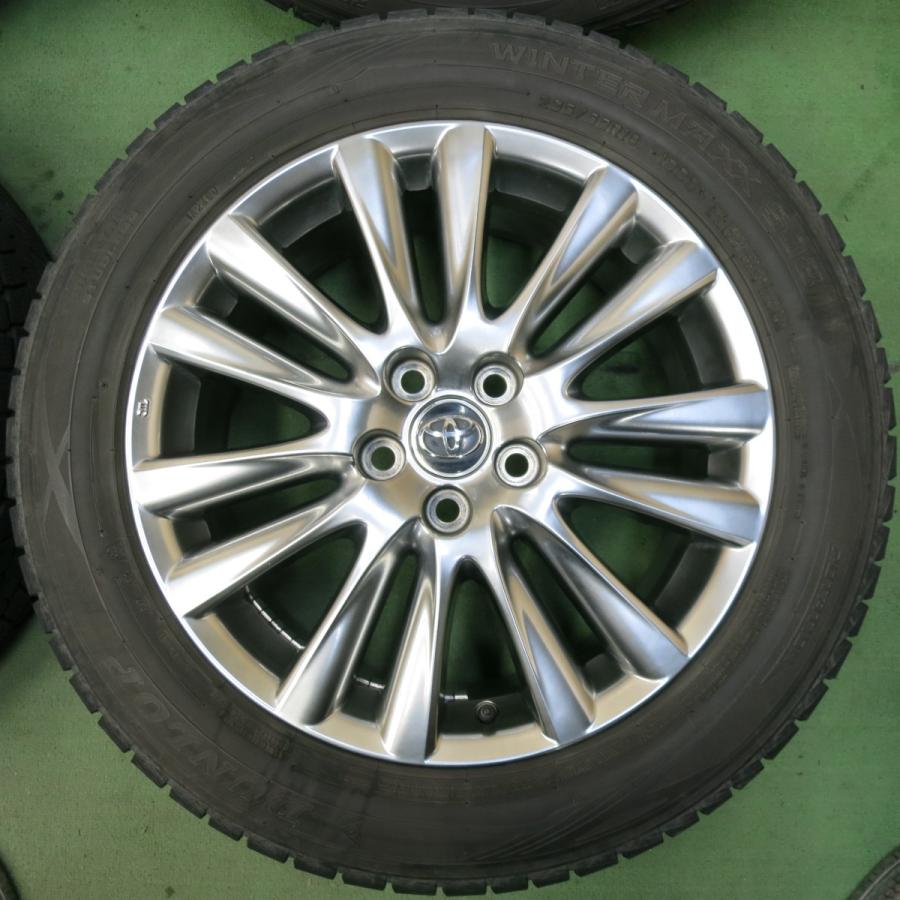 60系ハリアースタットレスホイールセット BS 235/55/18　1722 バリ溝！キレイ！9分☆トヨタ 60系 ハリアー プレミアム 純正 235