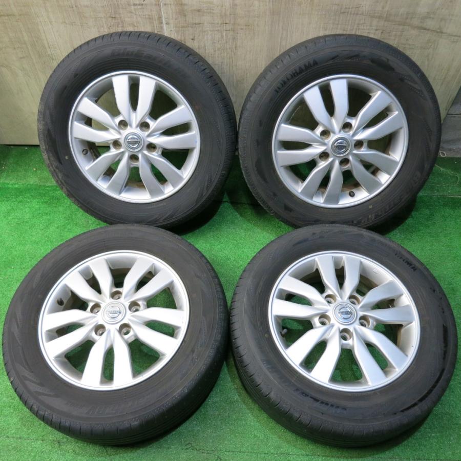 バリ溝！21年！9.5分☆日産 セレナ 純正 195/65R15 ヨコハマ BluEarth 