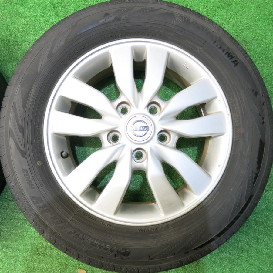バリ溝！21年！9.5分☆日産 セレナ 純正 195/65R15 ヨコハマ BluEarth