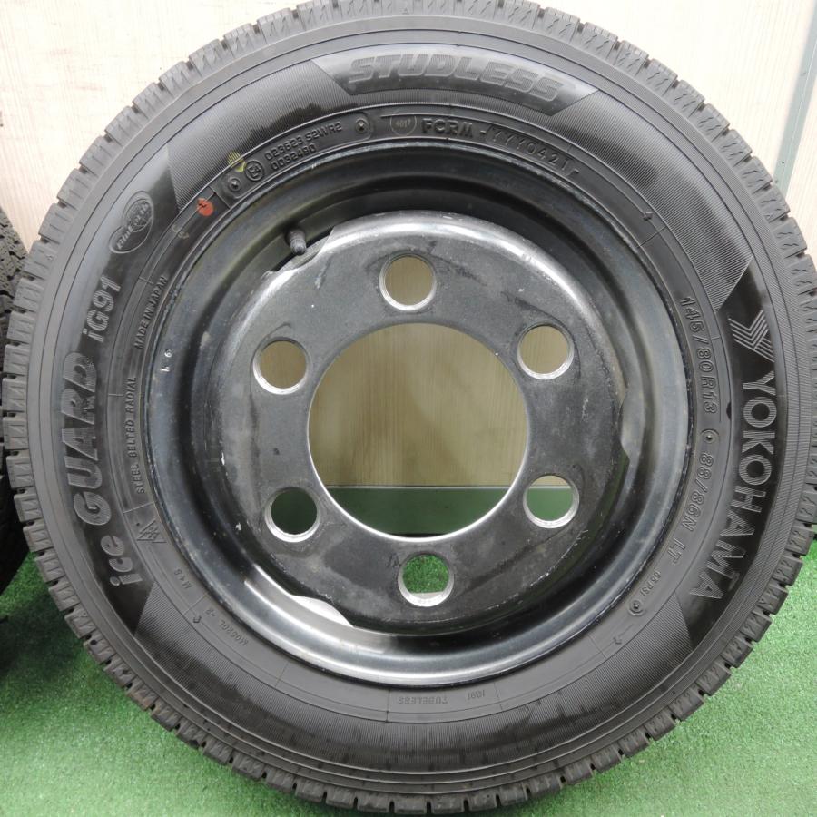 送料無料* バリ溝！21年！9分☆トラック タイヤ 145/80R13 88/86N 
