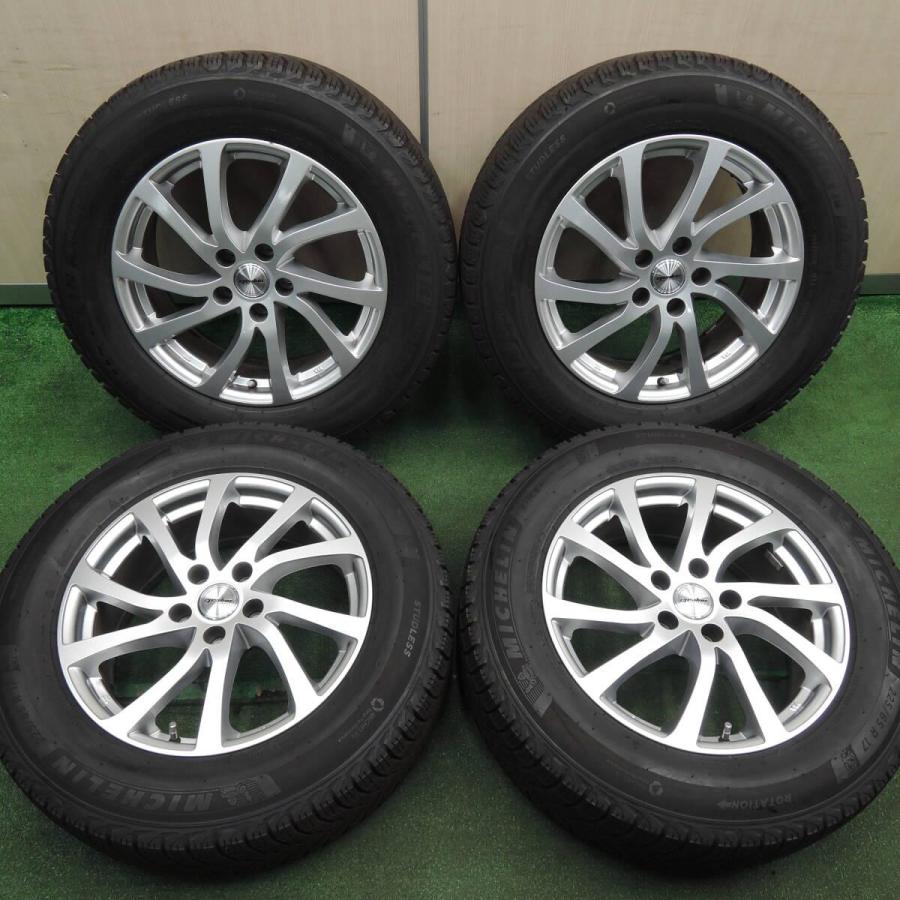 バリ溝！21年！キレイ！9.5分以上☆スタッドレス 225/65R17 ミシュラン 