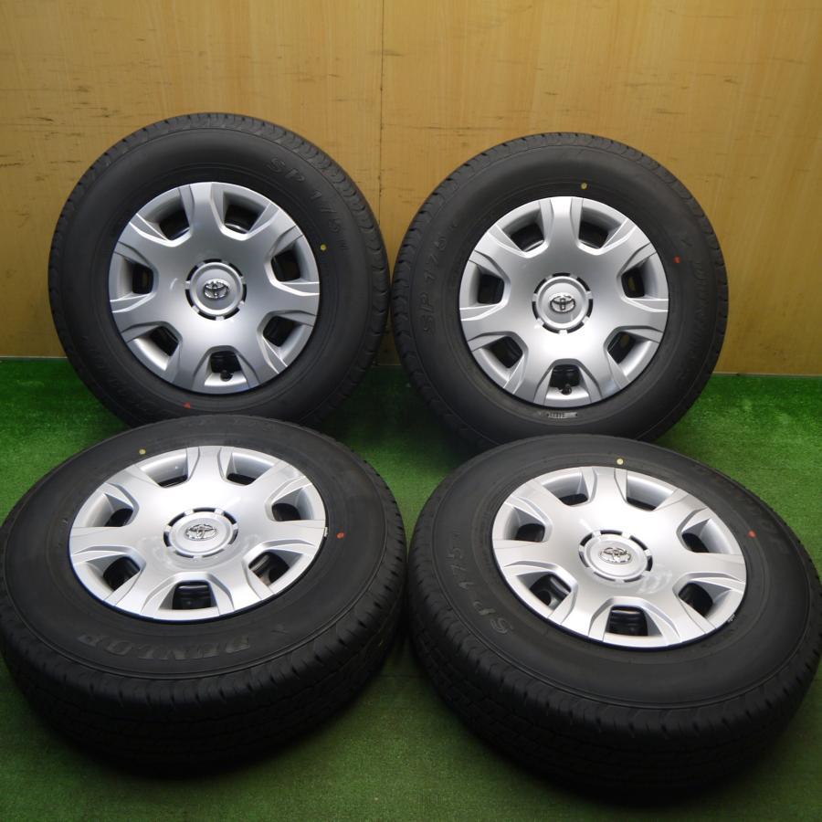 新車外し！25年☆トヨタ 200系 ハイエース 純正 スチール 195/80R15 