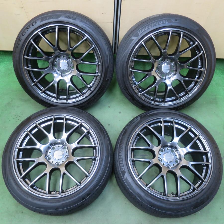 センサー付 バリ溝 23年 綺麗 9.5分☆WORK EMOTION EMT-M8R 225/45R18 