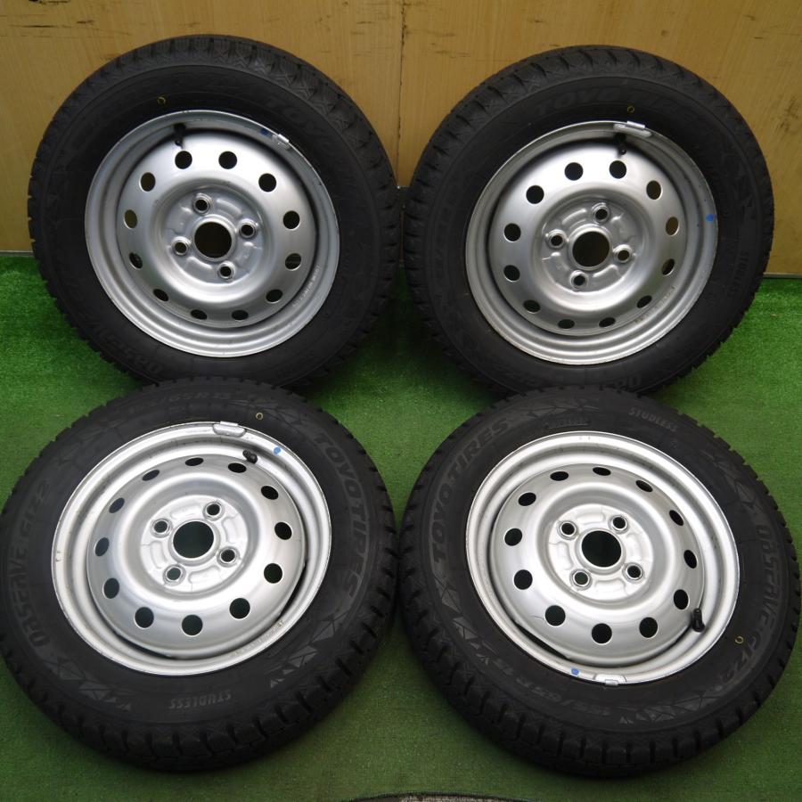 超バリ溝！キレイ！ほぼ10分☆スタッドレス 155/65R13 トーヨー 