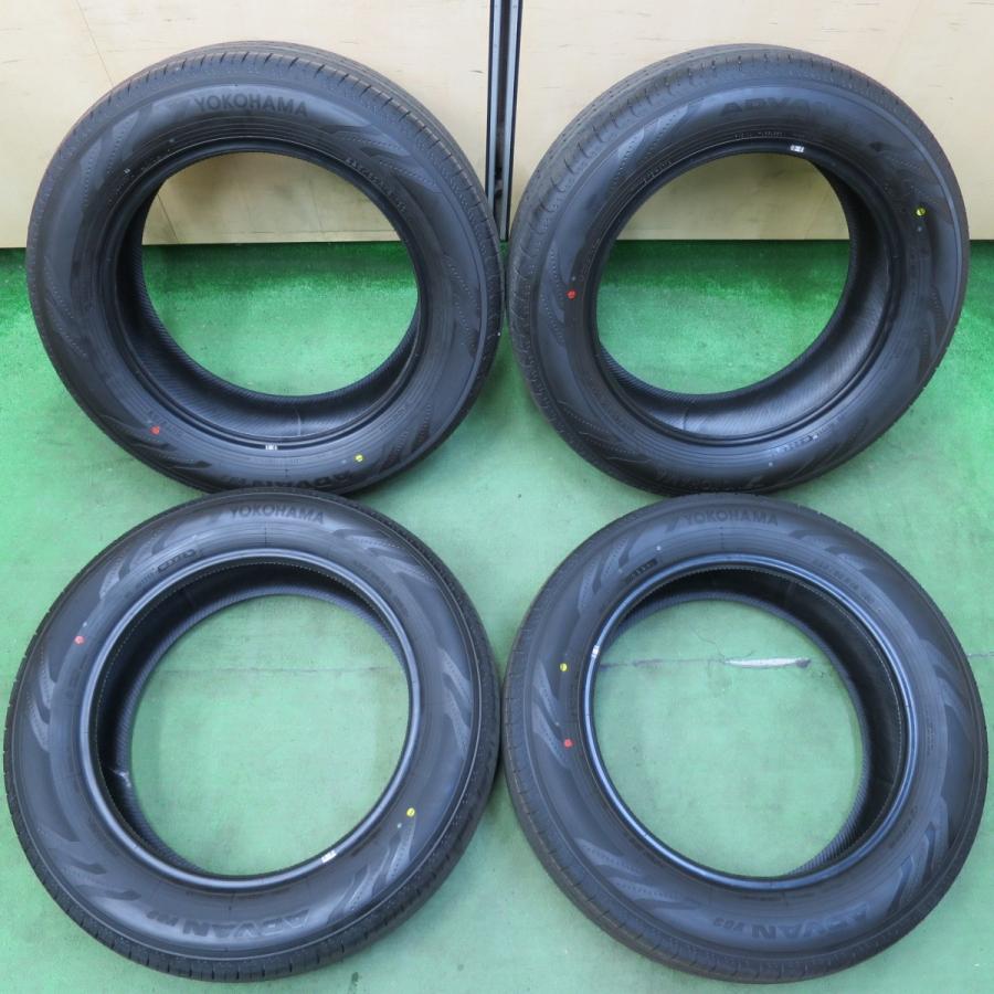 送料無料] 新車外し！24年☆225/60R18 ヨコハマ アドバン V03 タイヤ