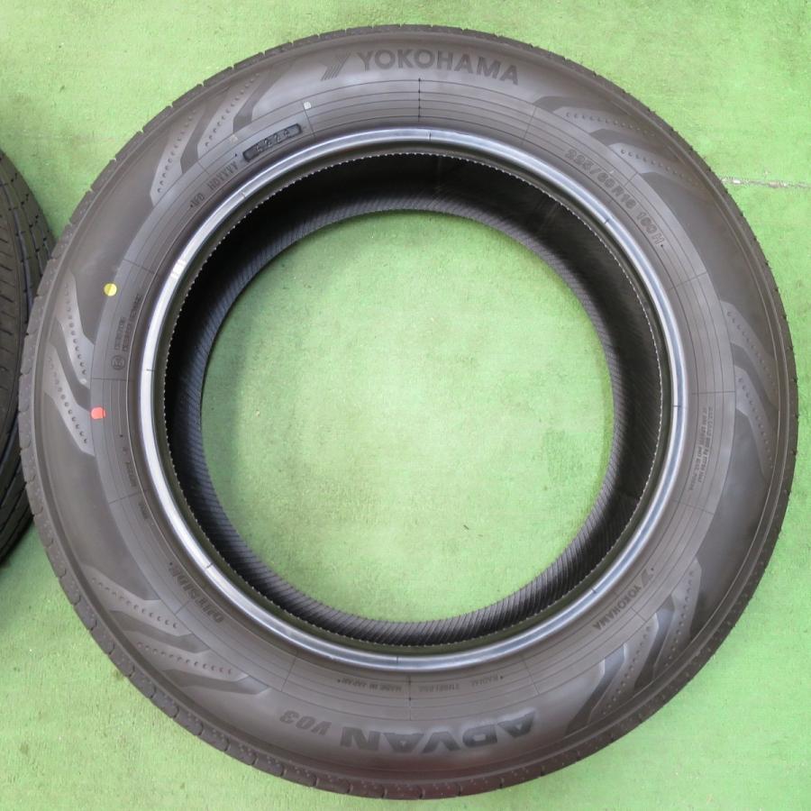 送料無料] 新車外し！24年☆225/60R18 ヨコハマ アドバン V03 タイヤ