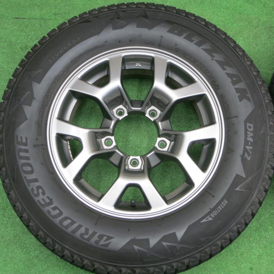 キレイ！22年☆スズキ ジムニー シエラ 純正 195/80R15 スタッドレス 