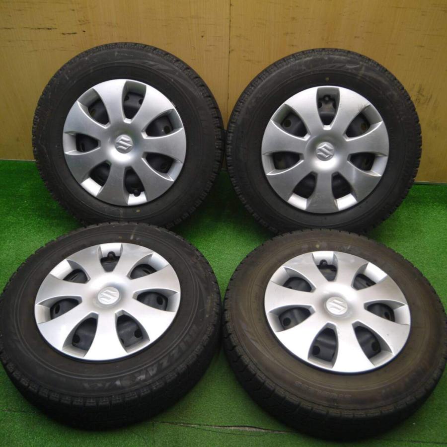 4本価格☆スズキ ワゴンR 純正 スチール 145/80R13 スタッドレス