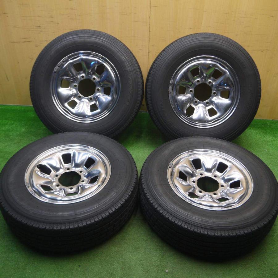 送料込み　ハイエース純正タイヤ4本195/80r15LTブリヂストン2024製 4本価格☆トヨタ 100系 ハイエース 純正 スタッドレス 195/80R15 107