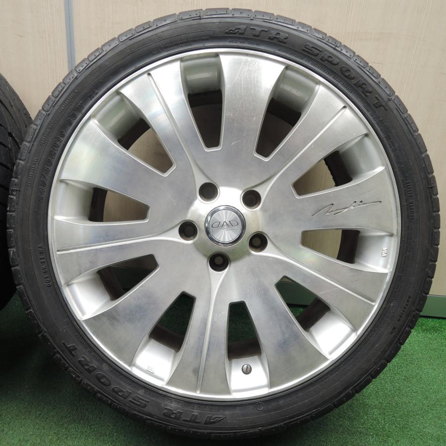 *送料無料* 4本価格★D.A.D GARSON 245/40R19 ATR SPORT DAD ギャルソン ATRスポーツ 19インチ PCD114.3/5H★4030503NJノ｜garage-get｜05