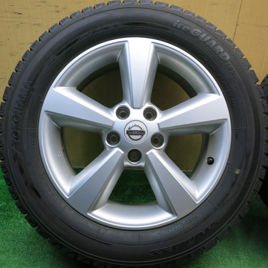 バリ溝！キレイ！9分☆日産 デュアリス 純正 215/60R17 スタッドレス 