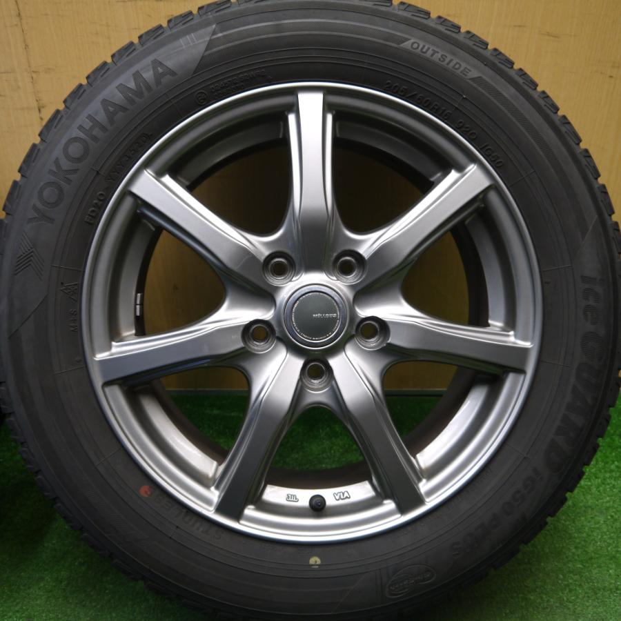 バリ溝！キレイ！8.5分☆スタッドレス 205/60R16 ヨコハマ アイス
