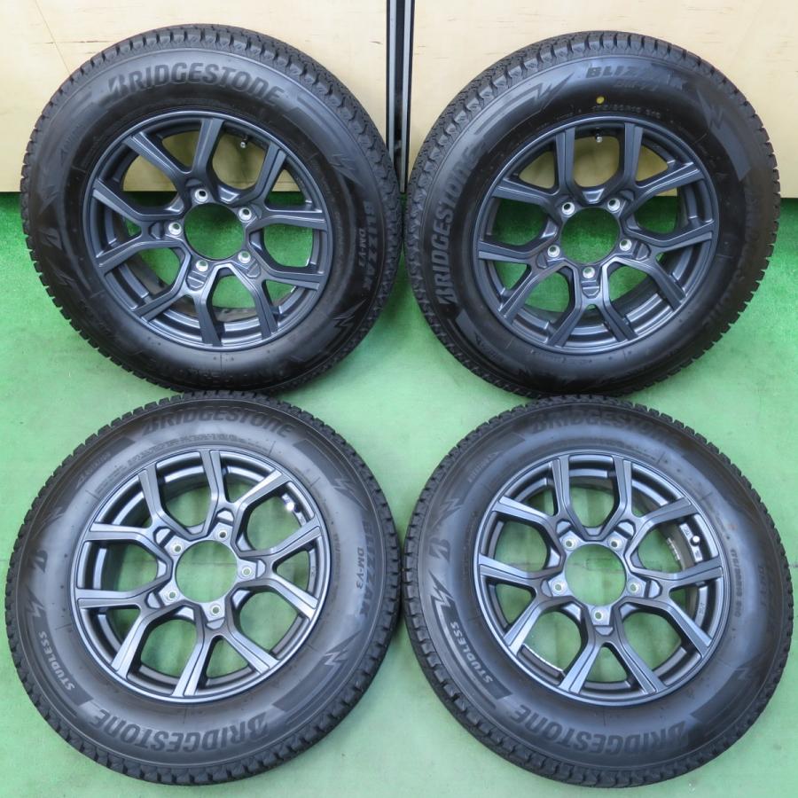ジムニーJB23 バリ溝 ブリヂストン スタッドレス16インチホイールセット ジムニーJB23 バリ溝 ブリヂストン スタッドレス16インチ