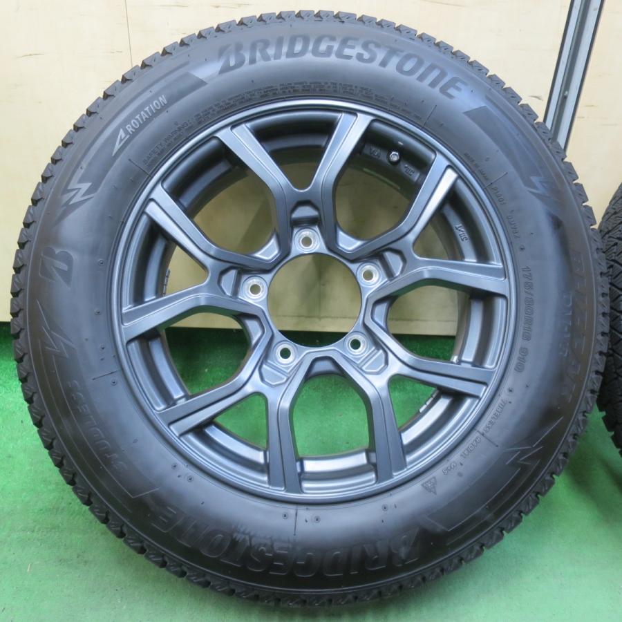 ジムニーJB23 バリ溝 ブリヂストン スタッドレス16インチ