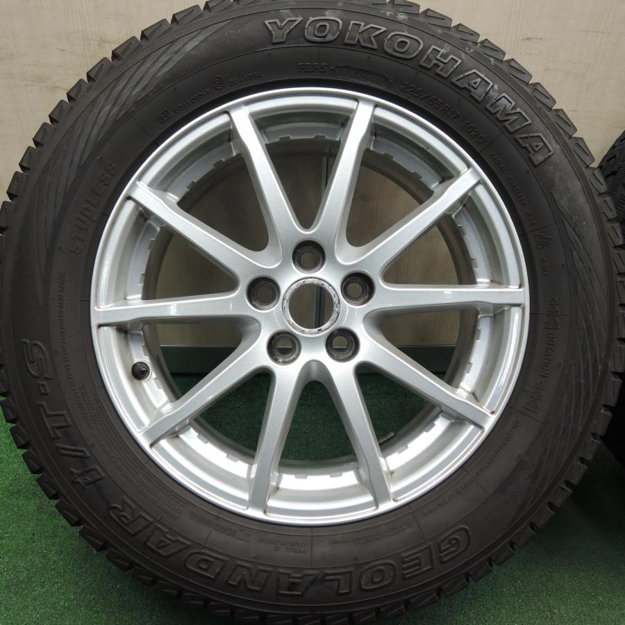 *送料無料* バリ溝！9.5分★スタッドレス ランドローバー イヴォーグ 純正 ATS 225/65R17 ヨコハマ ジオランダー i/T-S 17インチ PCD108/5H★4030207HAス｜garage-get｜03