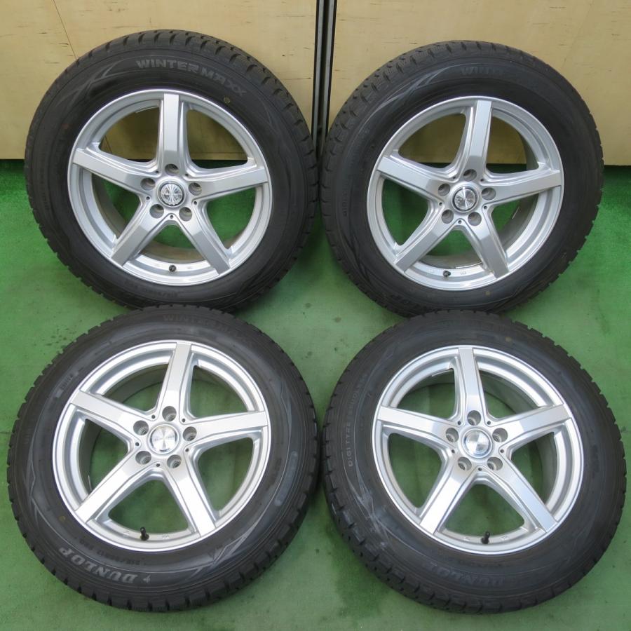 バリ溝！9.5分☆スタッドレス 215/60R17 ダンロップ ウインター 