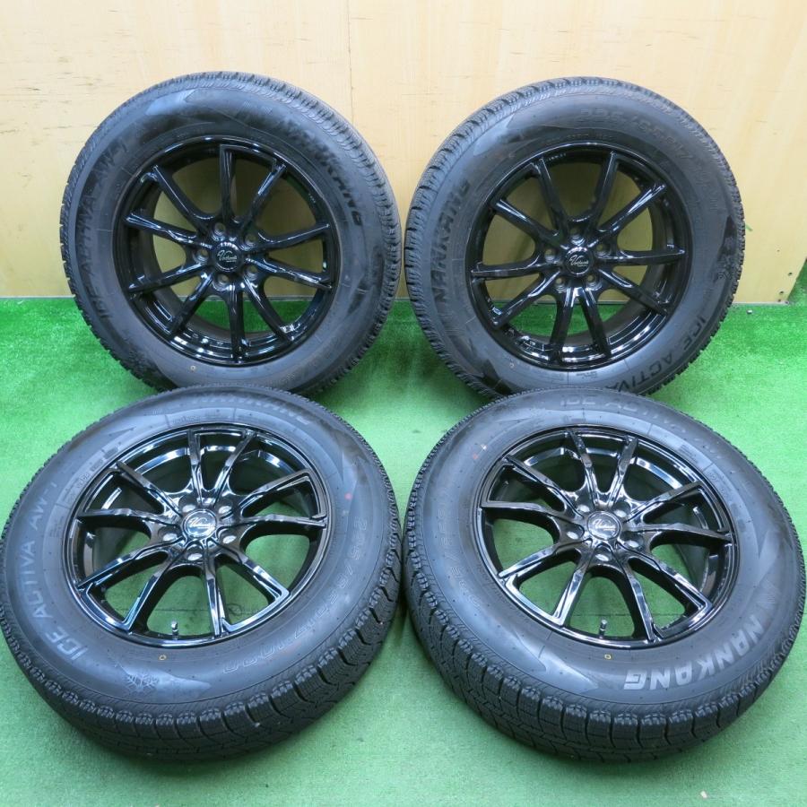 バリ溝 22年 ほぼ10分☆スタッドレス 225/65R17 ナンカン アイス 