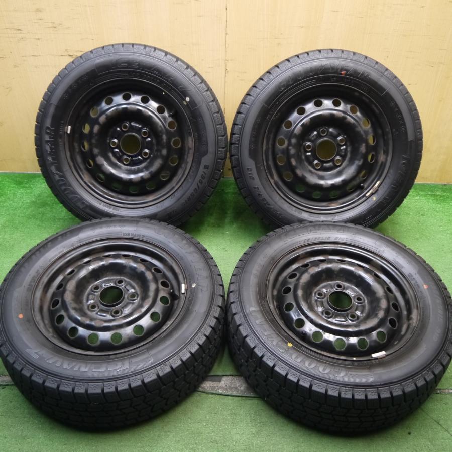 バリ溝！22年！9.5分☆スタッドレス 195/65R15 グッドイヤー アイス 