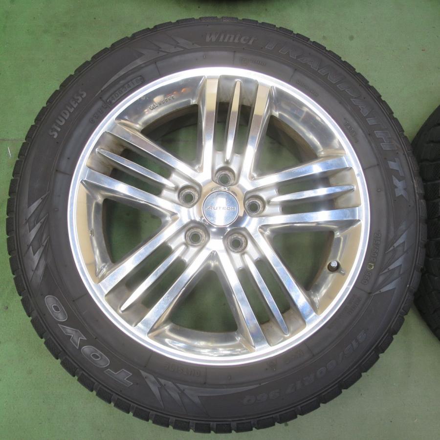 バリ溝！9.5分☆日産 E51 エルグランド 純正 AUTECH 215/60R17