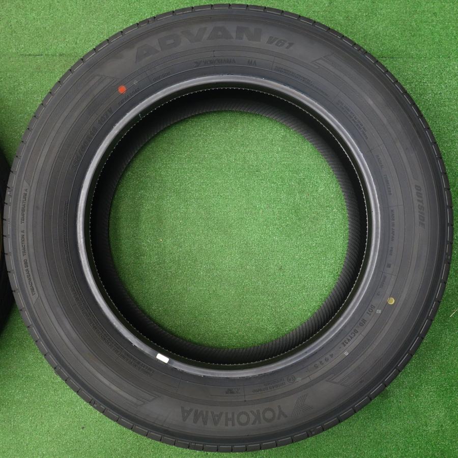 社外アルミ トヨタ専用 225/60Ｒ18 ハリアー RAV4 レクサス NX 未使用！25年☆235/60R18 ヨコハマ アドバン V61 タイヤ 18インチ