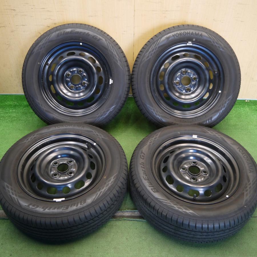 バリ溝！22年！キレイ！9.5分◎マツダ デミオ 純正 スチール 185/65R15