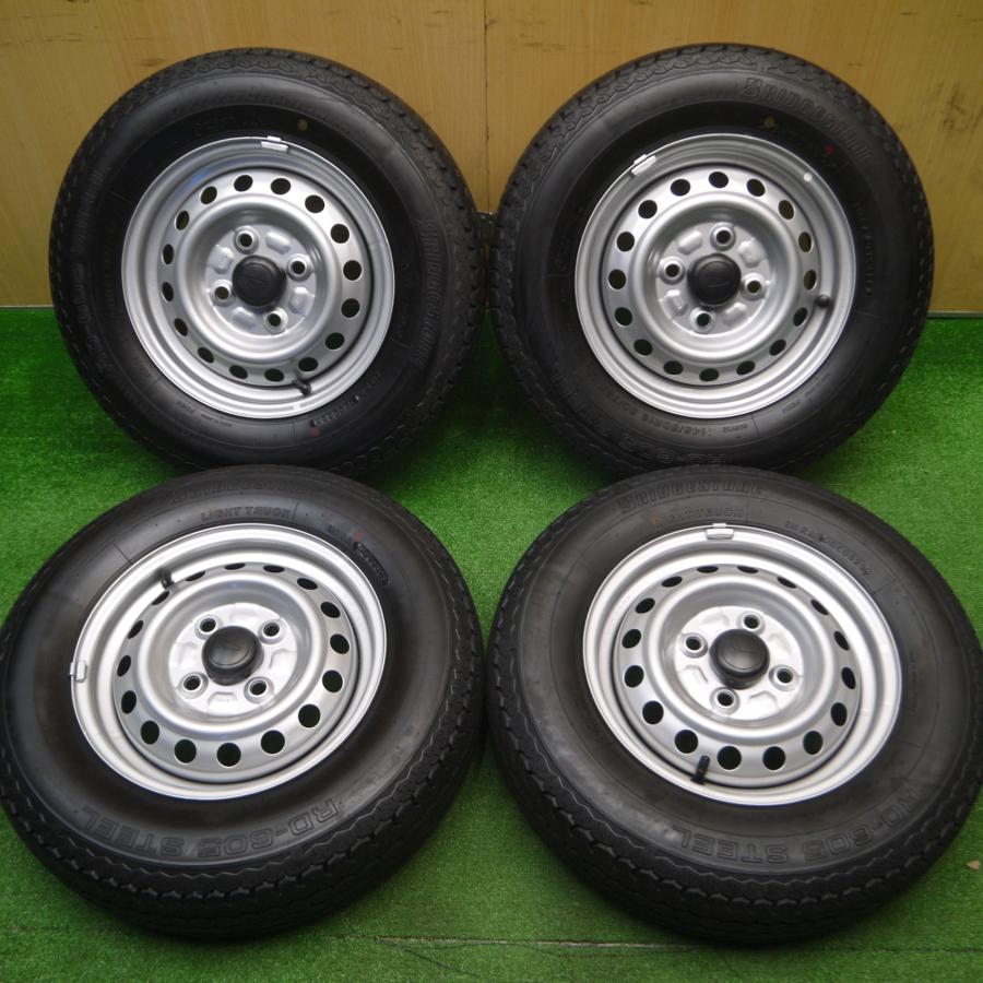 送料無料] 新車外し! 23年☆ダイハツ ハイゼット 純正 スチール 145