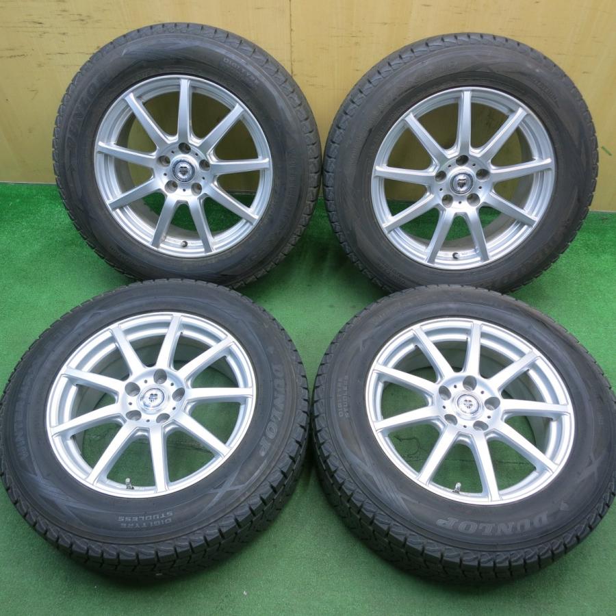 バリ溝！9.5分以上☆スタッドレス 225/65R17 ダンロップ ウインター 