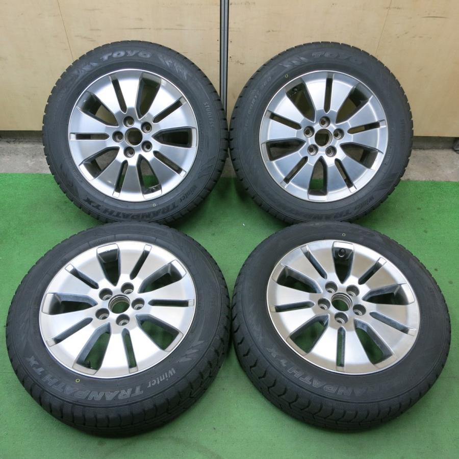 バリ溝！8.5分☆トヨタ 10系 アルファード 純正 215/60R17 