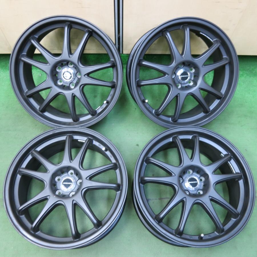 DIREZZA 18インチ ホイール グレー 5スポーク キレイ☆86 BRZ 等 5ZIGEN DIREZZA ST01F 18インチ ホイール 18×8J 5