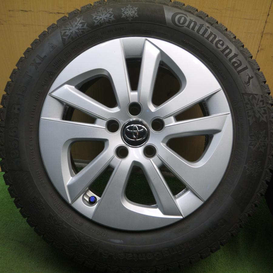 オールシーズンタイヤ バリ溝50プリウス 純正15インチ タイヤ ホイール