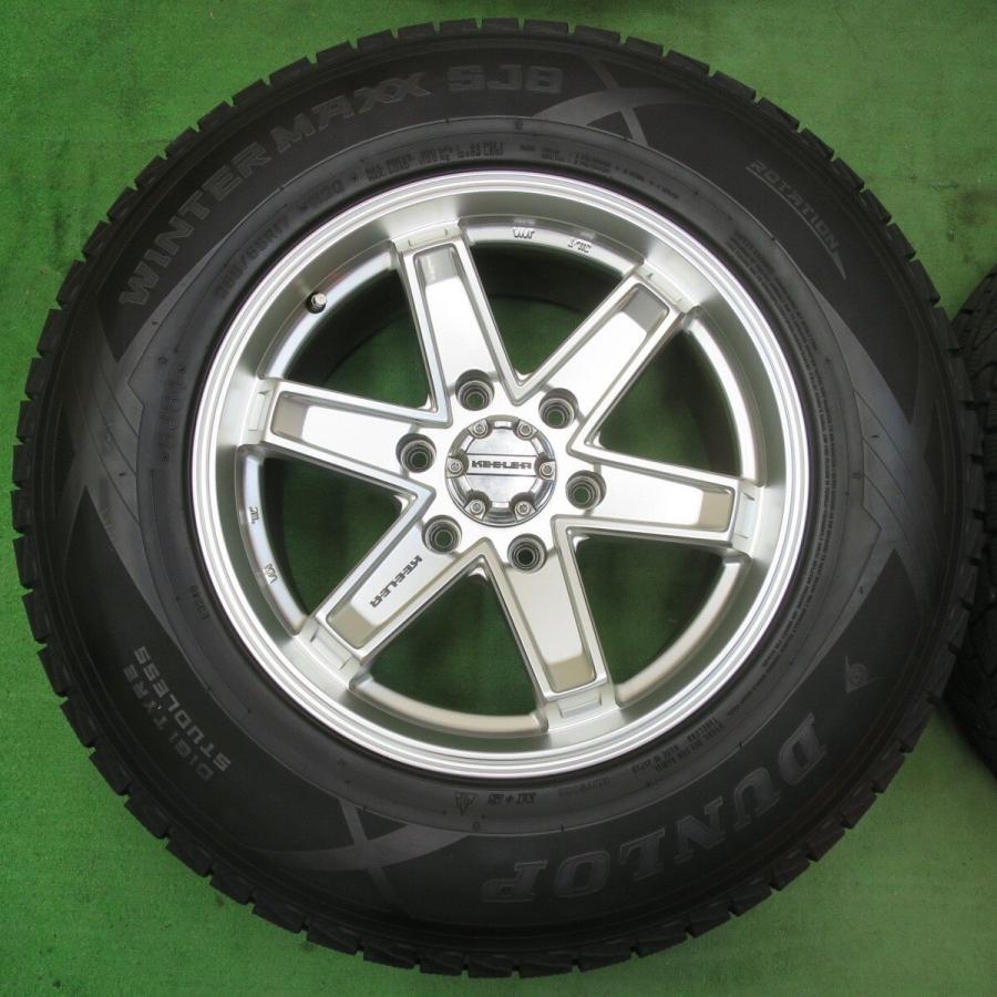 バリ溝！22年！キレイ！9.5分☆KEELER 265/65R17 スタッドレス 