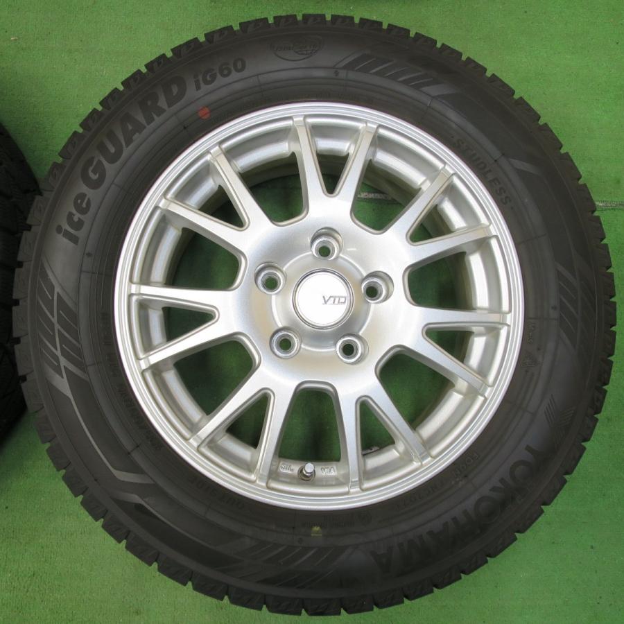 送料無料] バリ溝！21年！キレイ！8.5分☆スタッドレス 195/65R15 