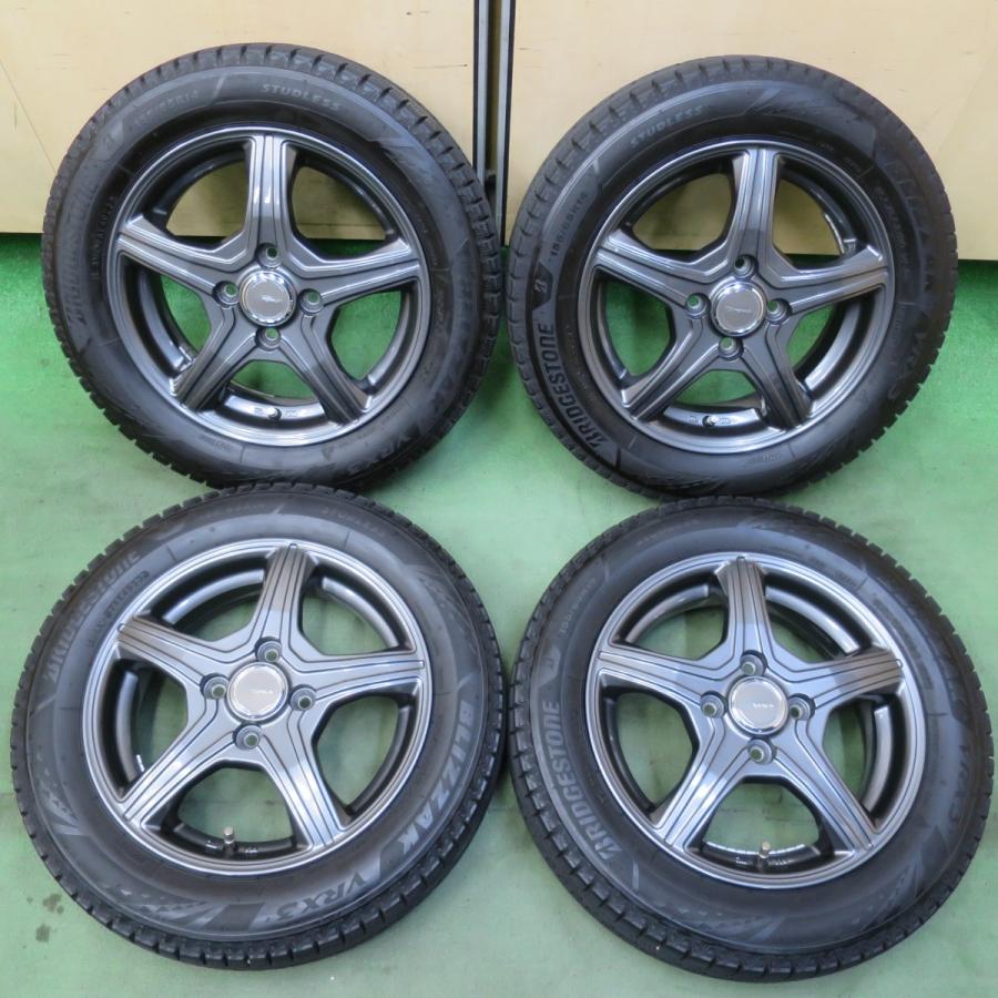 バリ溝！23年！キレイ！8.5分☆スタッドレス 155/65R14 ブリヂストン