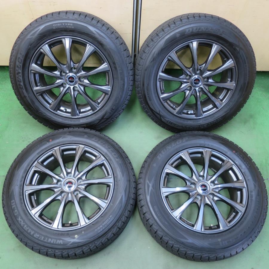バリ溝！24年！キレイ！9.5分☆スタッドレス 225/65R17 ダンロップ 