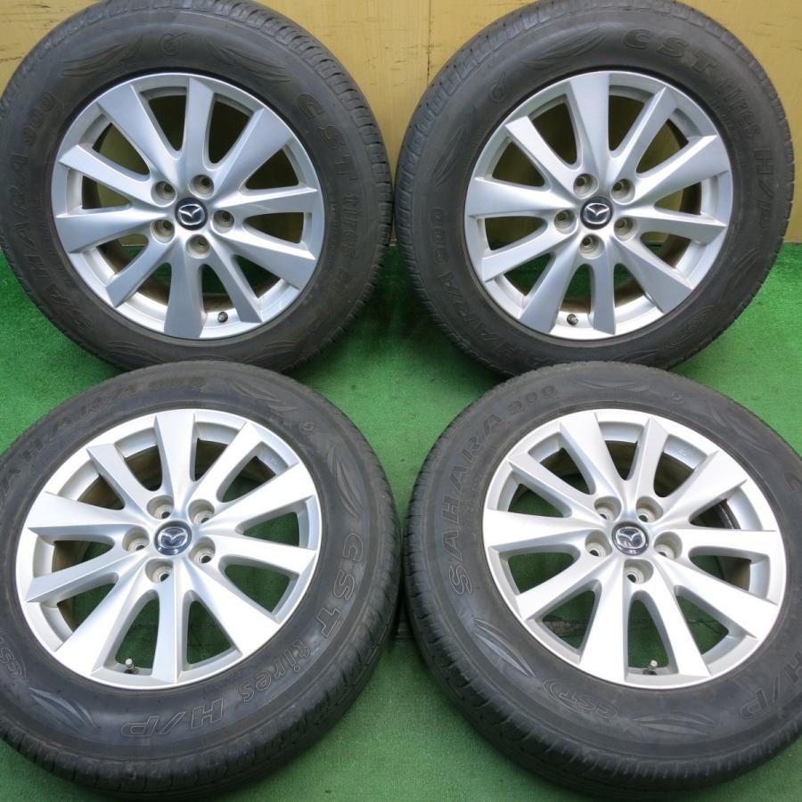 値下げ　cx-5 アルミホイール4本セット225/65/R17 キレイ！21年☆マツダ CX-5 純正 225/65R17 CST H/P サハラ 900 17